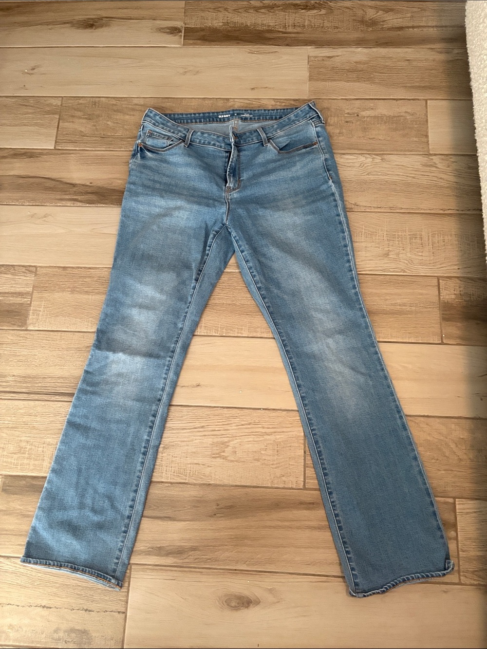 Old Navy Light Blue Flared Jeans